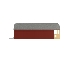 Deluxe Lofted Barn Cabin 12x32 - Image 4
