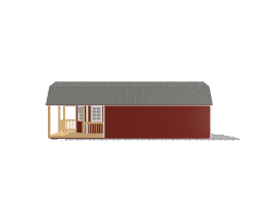 Deluxe Lofted Barn Cabin 12x32 - Image 3
