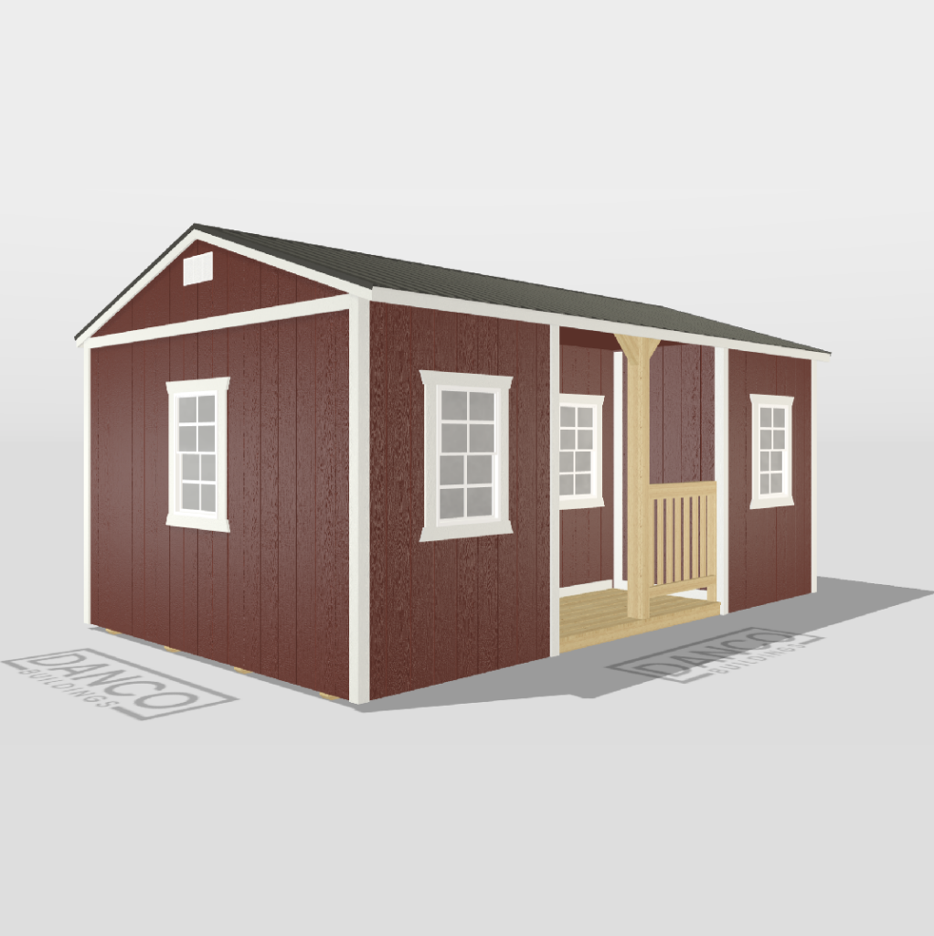 Center Side Porch Cabin