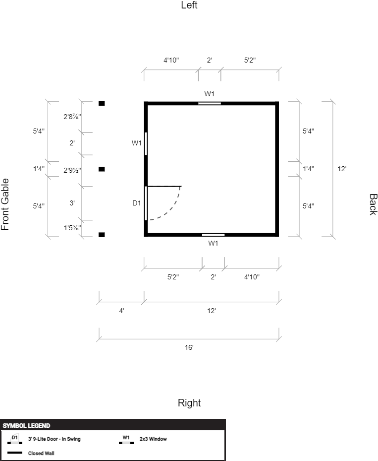 Painted Cabin 12x16 - Image 2