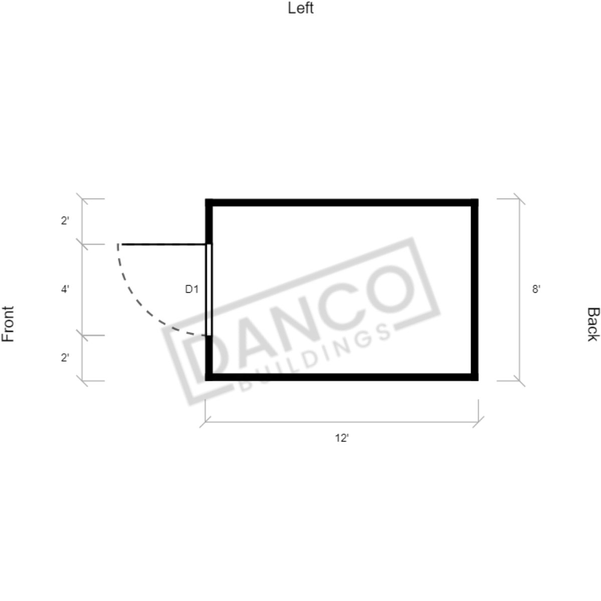 Extra Economy Metal Utility 8x12/231571 - Image 2