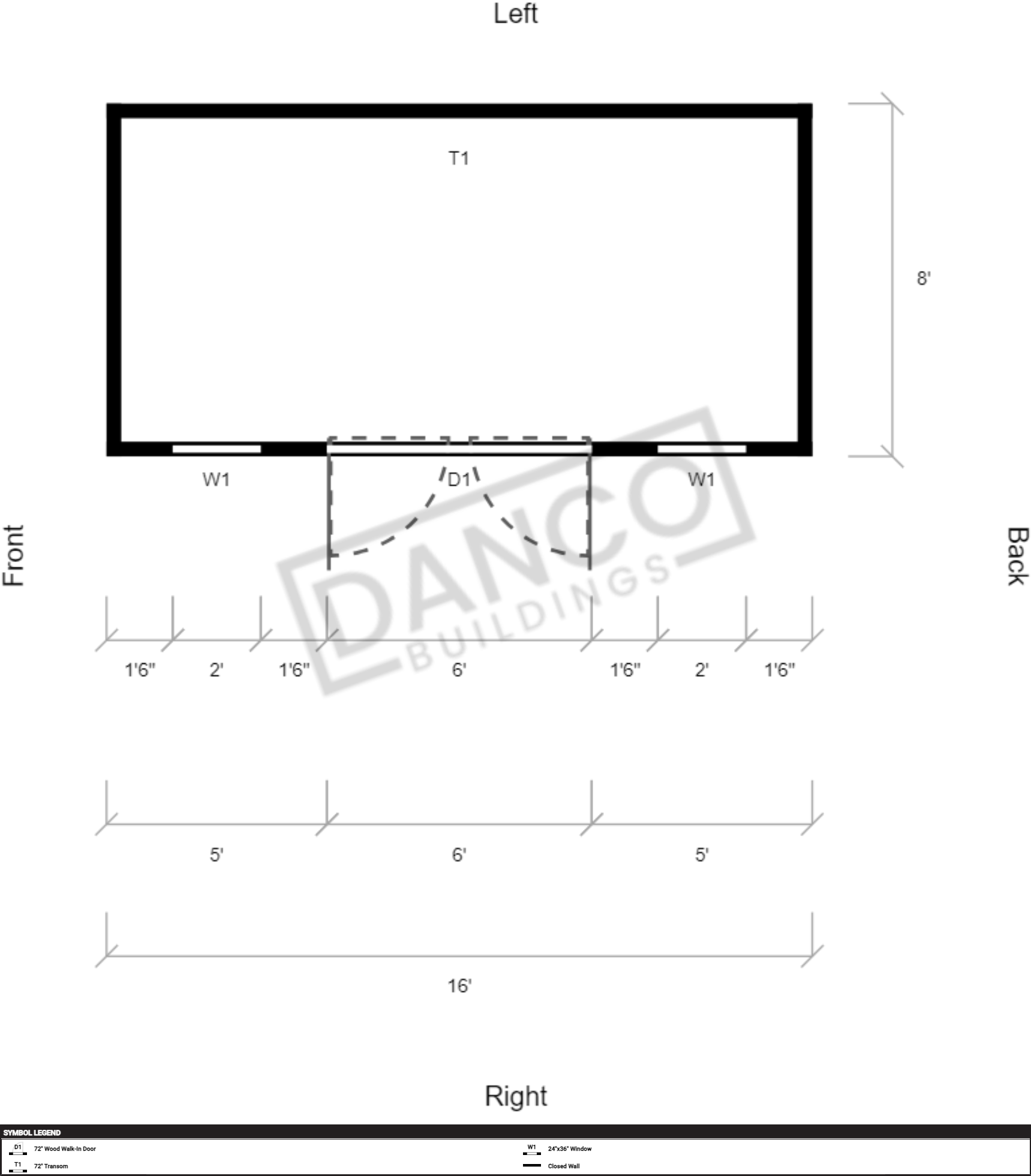 Garden Shed 8x16/231651 - Image 2