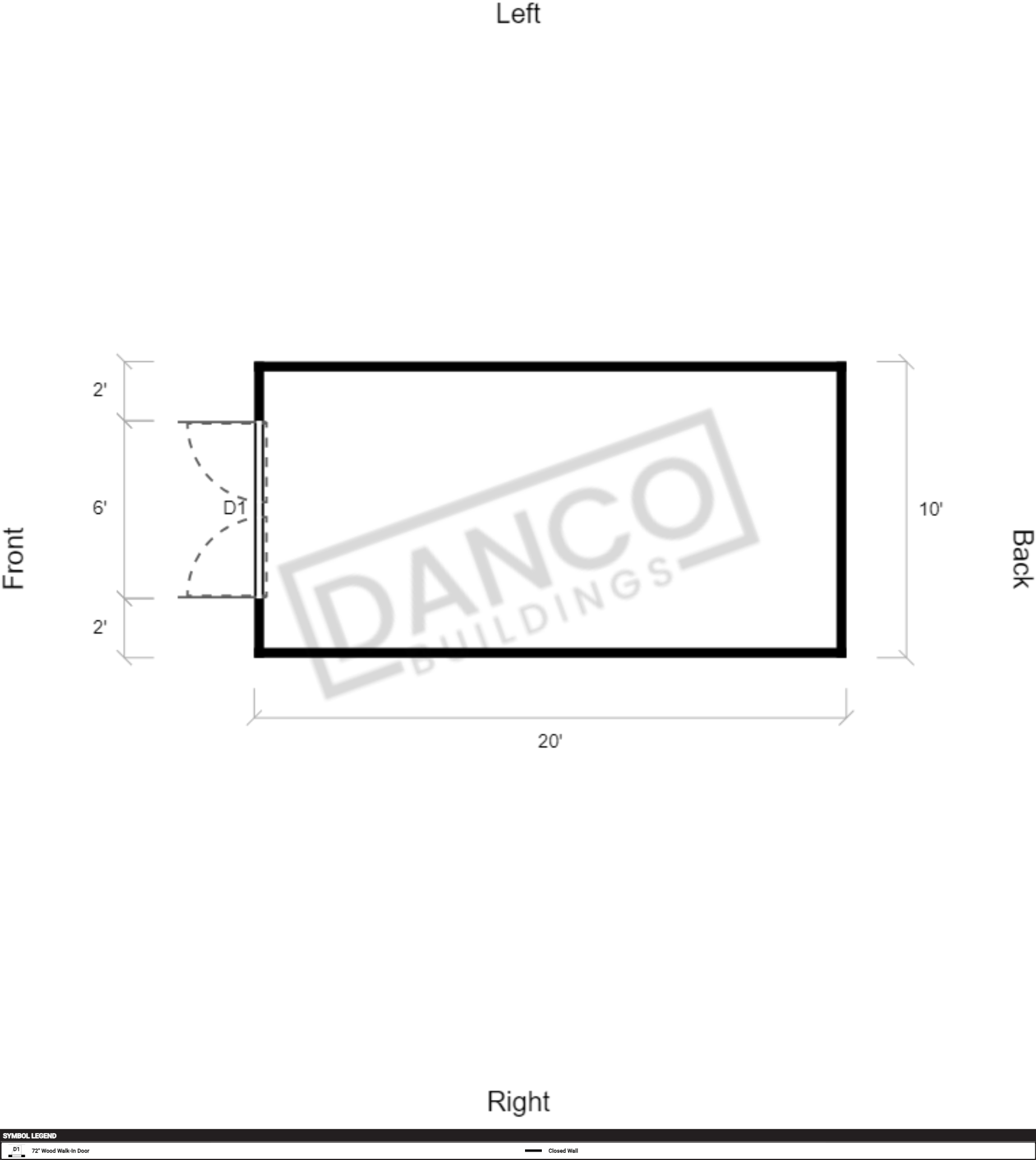 Utility Shed 10x20 - Image 2