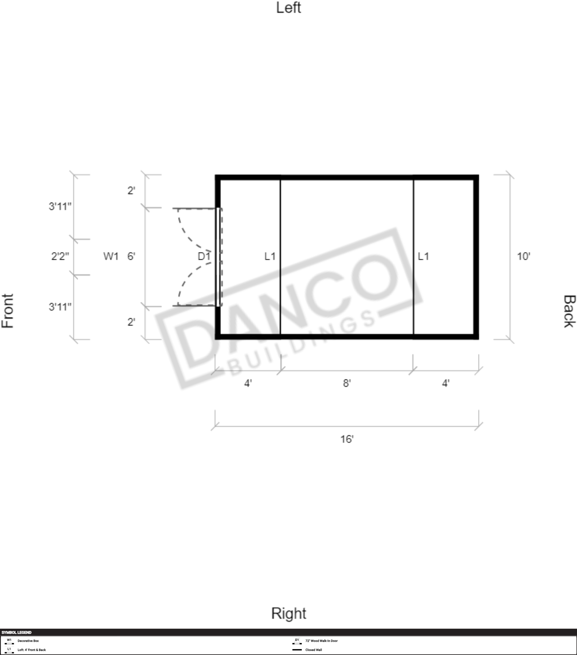 Lofted Barn 10x16/240045 - Image 2