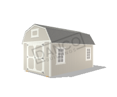 Economy Wood Lofted Barn 10x16/240205