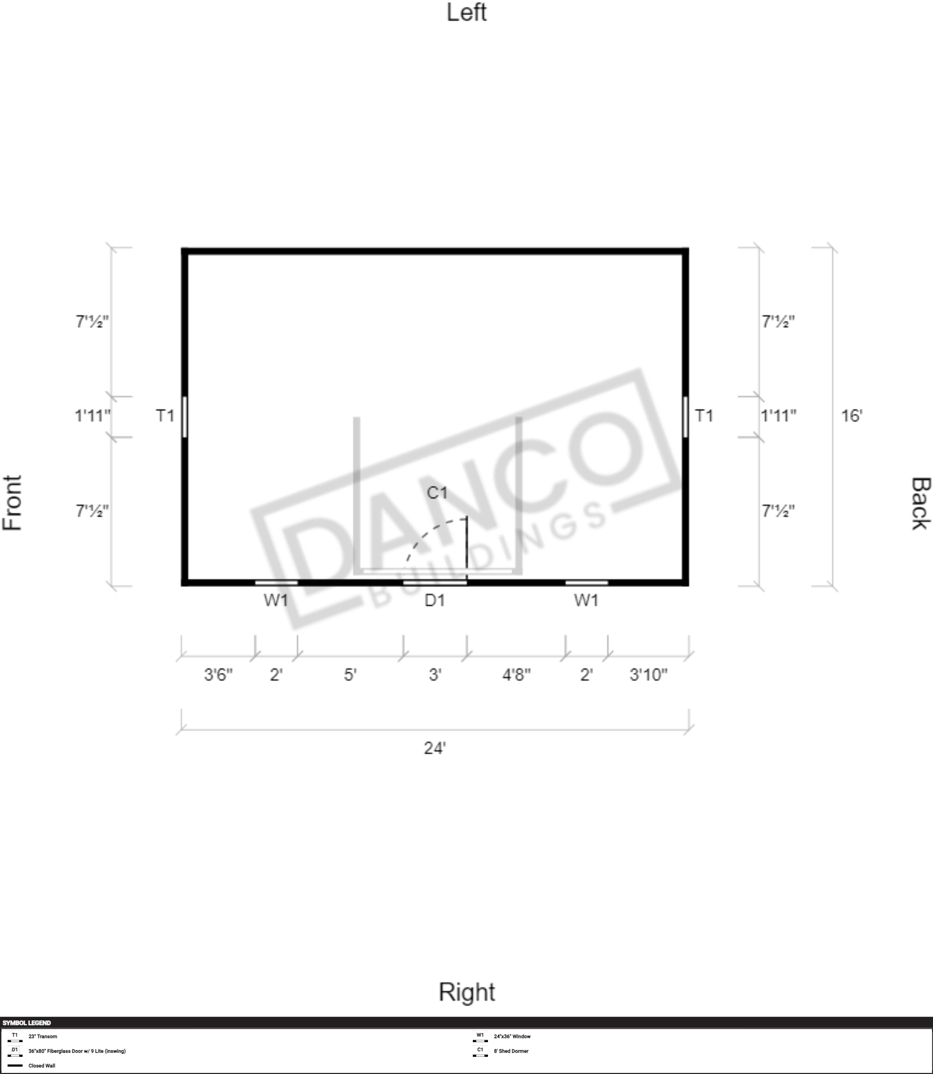 Dormer Shed 16x24/240308 - Image 2