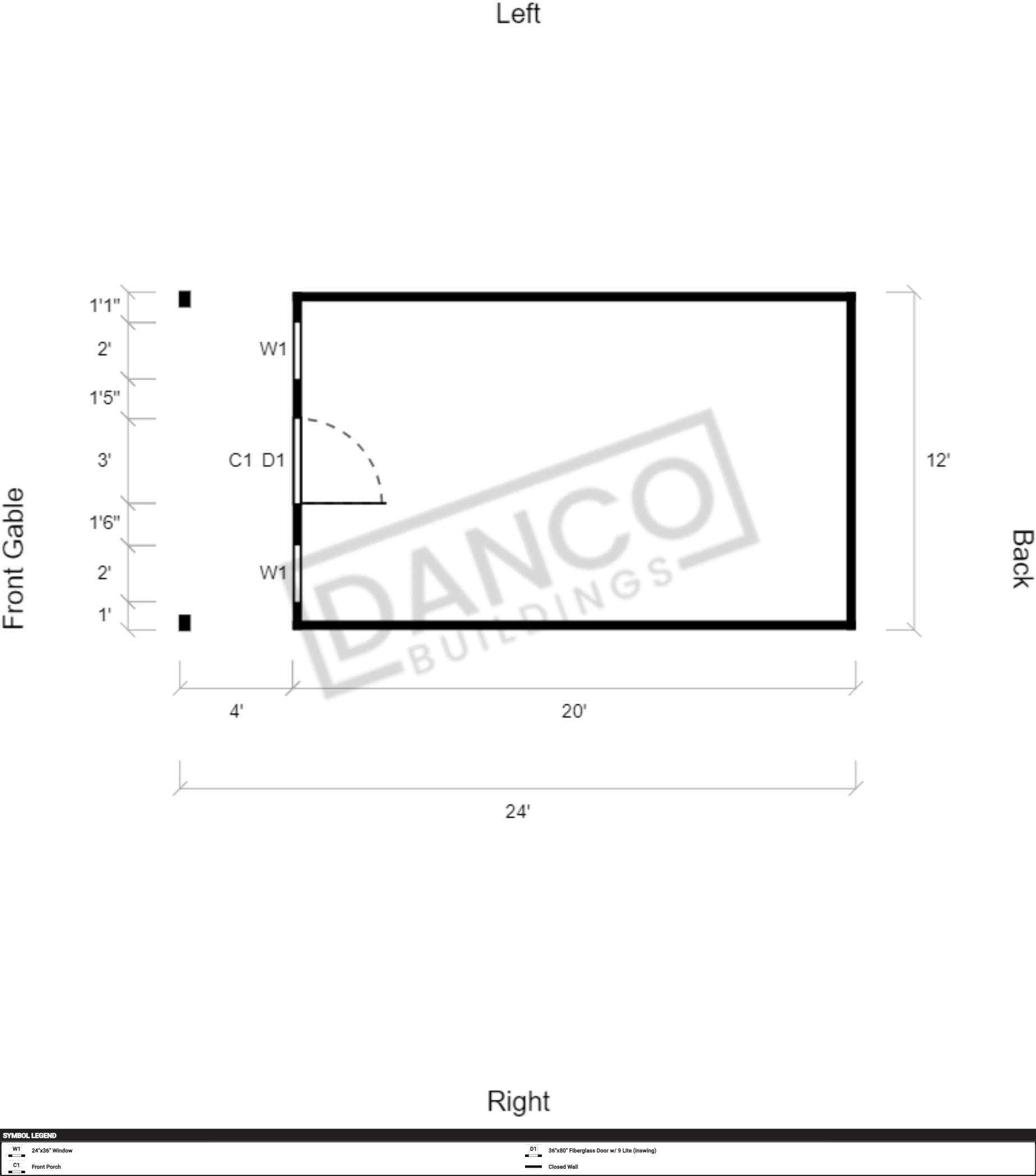 Standard Cabin 12x24/240250 - Image 2