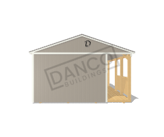 Side Porch Cabin 16x32 - Image 6