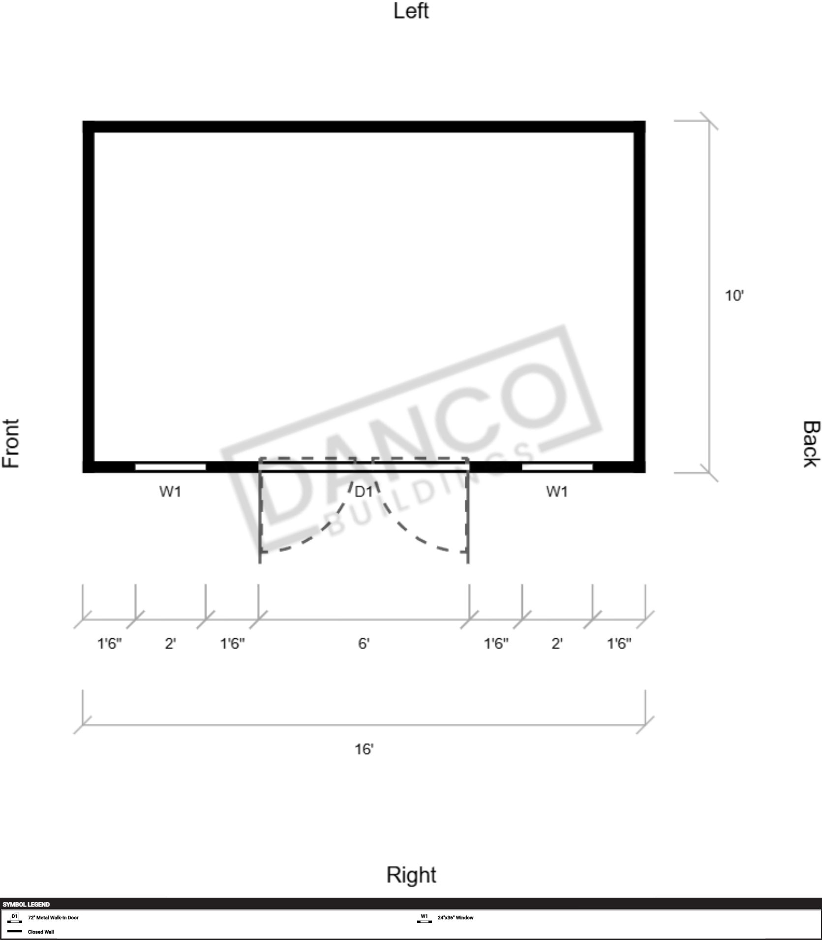 Extra Economy Metal Utility 10x16/240322 - Image 2