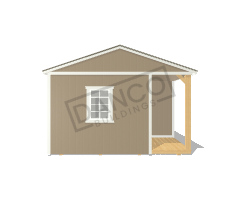 Corner Porch Cabin 14x36 - Image 6