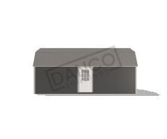 Lofted Barn Garage 12x24/240665 - Image 3