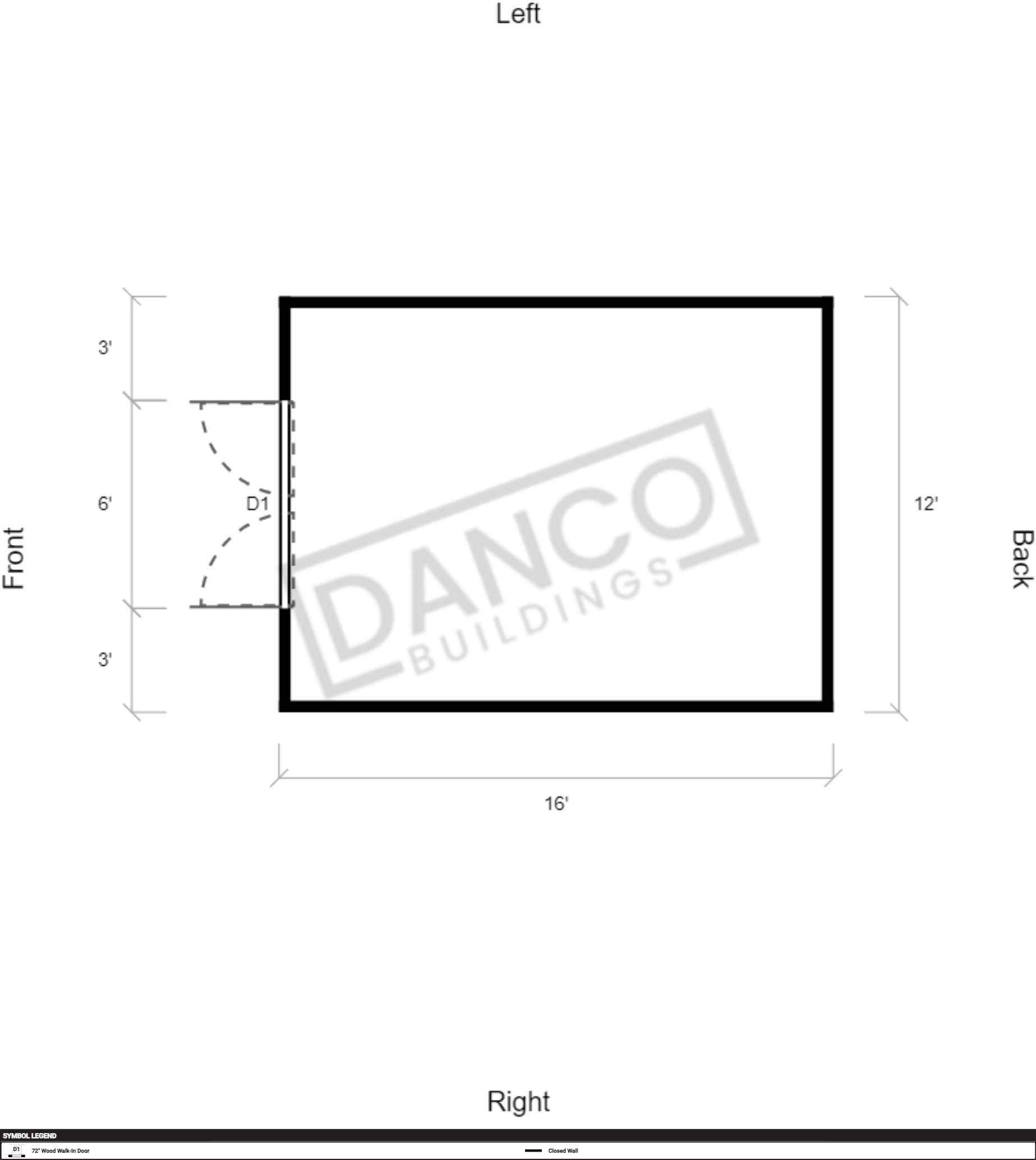 Utility Shed 12x16/240590 - Image 2