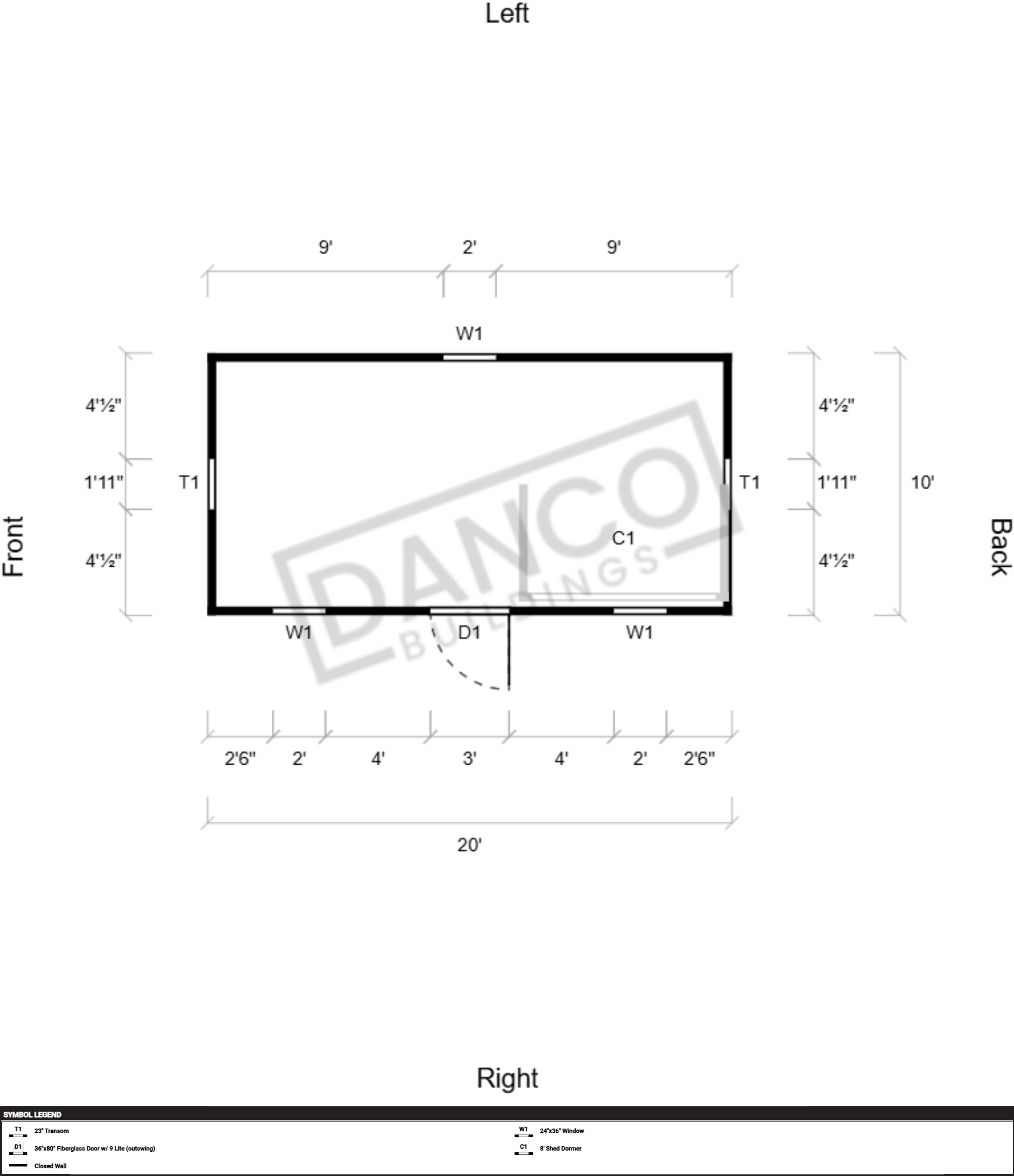 Dormer Shed 10x20 - Image 2