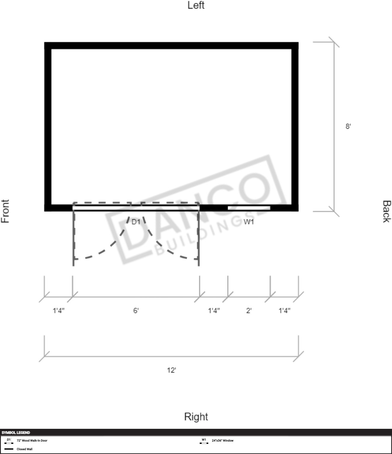 Garden Shed 8x12/240890 - Image 2