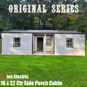 Center Side Porch Cabin 16x32/240945