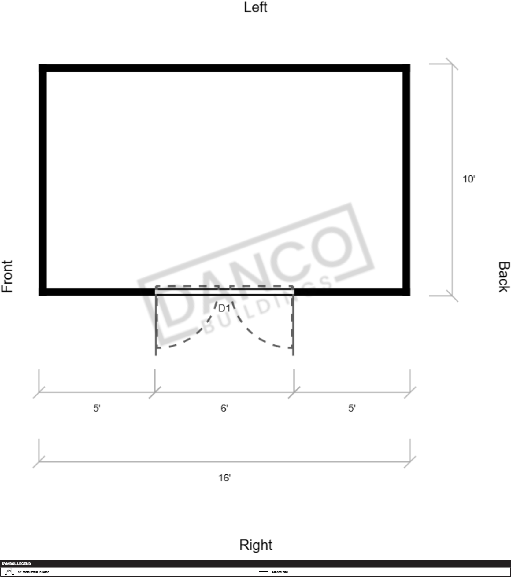 Extra Economy Lofted Barn 10x16/240981 - Image 2