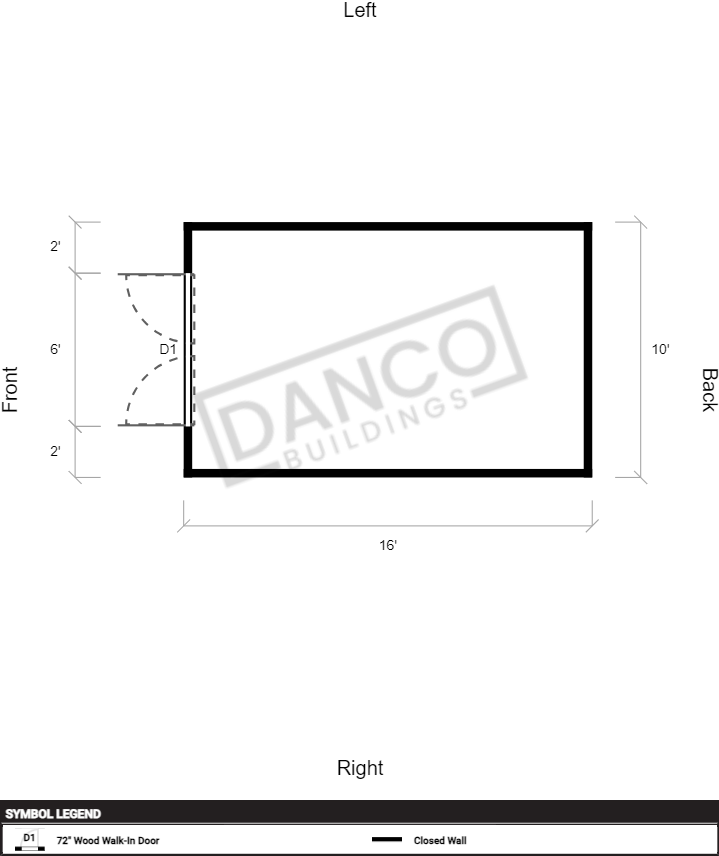 Utility Shed 10x16/241102 - Image 6