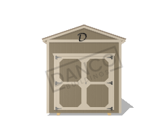 Utility Shed 8x12/241098 - Image 6