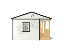 Side Porch Cabin 14x24 - Image 6