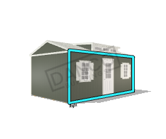 Dormer Shed 12x20